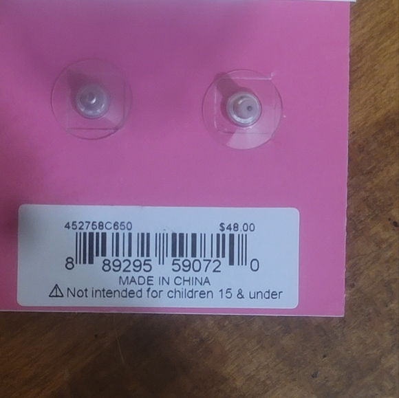 Betsey Johnson Bow Ghost Earrings - Picture 3 of 3